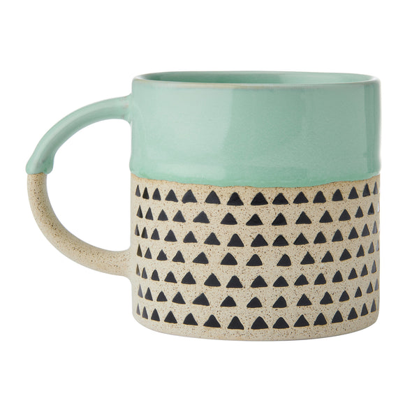 Mikasa Wax Resist Green Glaze Mug, 390ML image 3