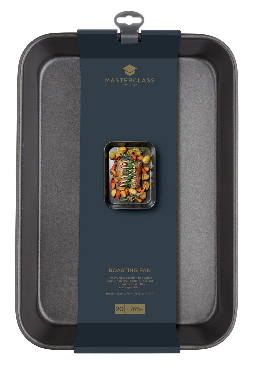MasterClass Non-Stick Roasting Pan, 39cm x 28cm