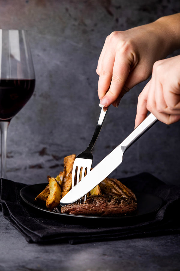 Mikasa Hospitality 12-Piece Square Edge Table Knife Cutlery Set image 3