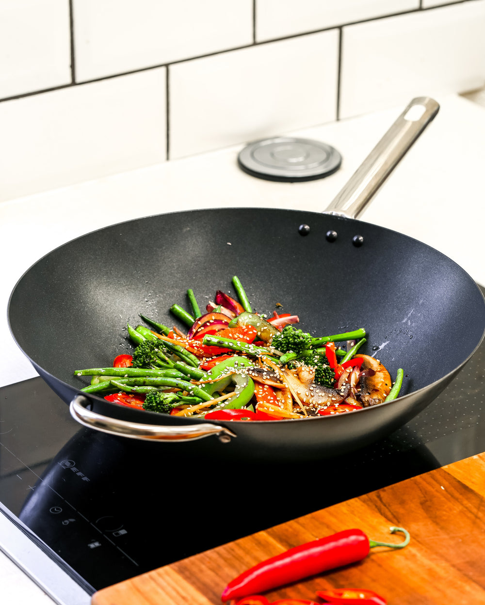 MasterClass Induction-Ready Wok, 30cm