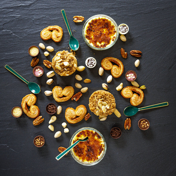 Artesà Set of Teaspoons - Green and Gold, 4 Pieces image 2