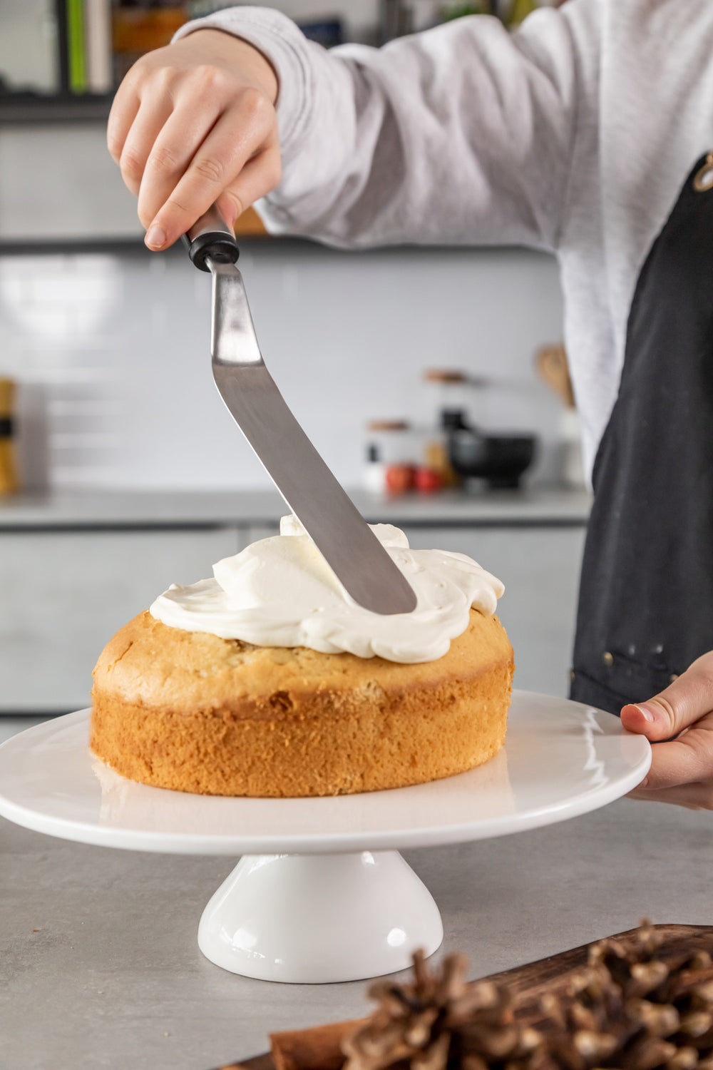 MasterClass Soft Grip Stainless Steel Cranked Palette Knife - 34 cm