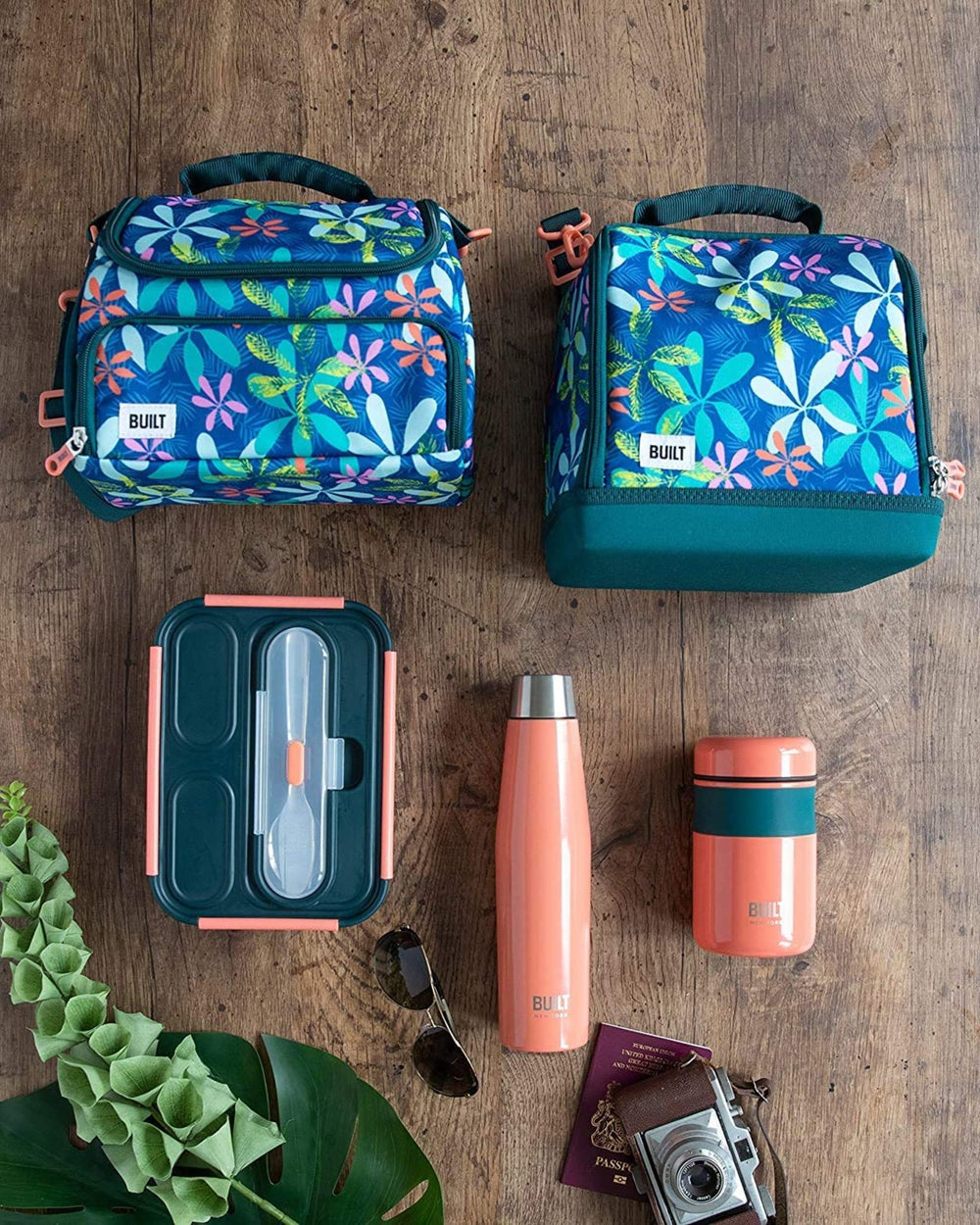 Built Perfect Seal 540ml Orange Hydration Bottle