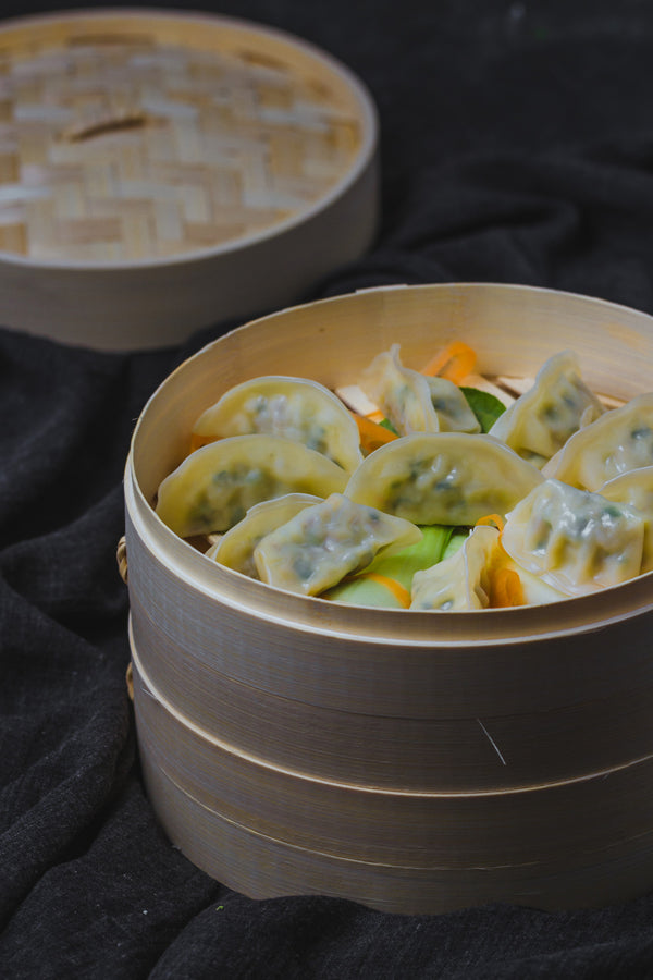 KitchenCraft World of Flavours Oriental Medium Two Tier Bamboo Steamer and Lid image 4