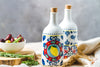 KitchenCraft World of Flavours 500ml Ceramic Oil and Vinegar Bottle Set image 2