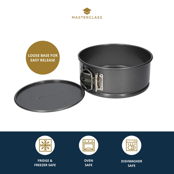 MasterClass Non-Stick Loose Base Springform Cake Pan, 15cm image 9