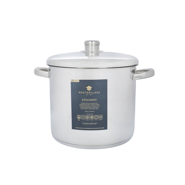 MasterClass Stainless Steel Stockpot, 8.5L image 4