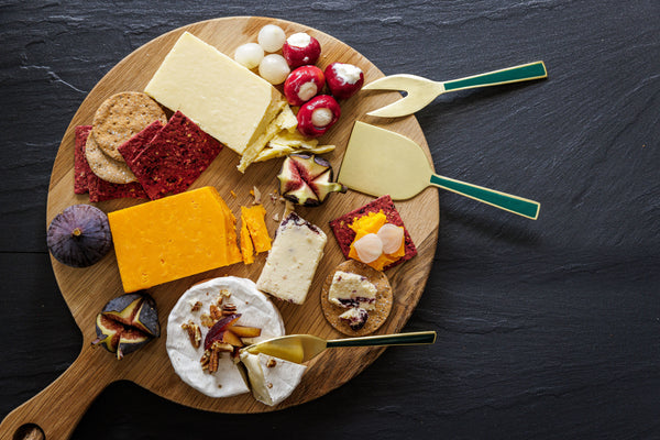 Artesà Cheese Knife Set - Green and Gold, 3 Pieces image 2