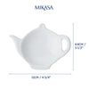 Mikasa Chalk Porcelain Teabag Tidy, 12cm, White image 6
