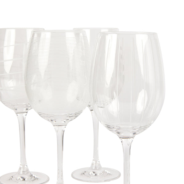 Mikasa Cheers Set Of 4 White Wine Glasses image 7