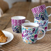 KitchenCraft Exotic Floral Mugs - Set of 4 image 6
