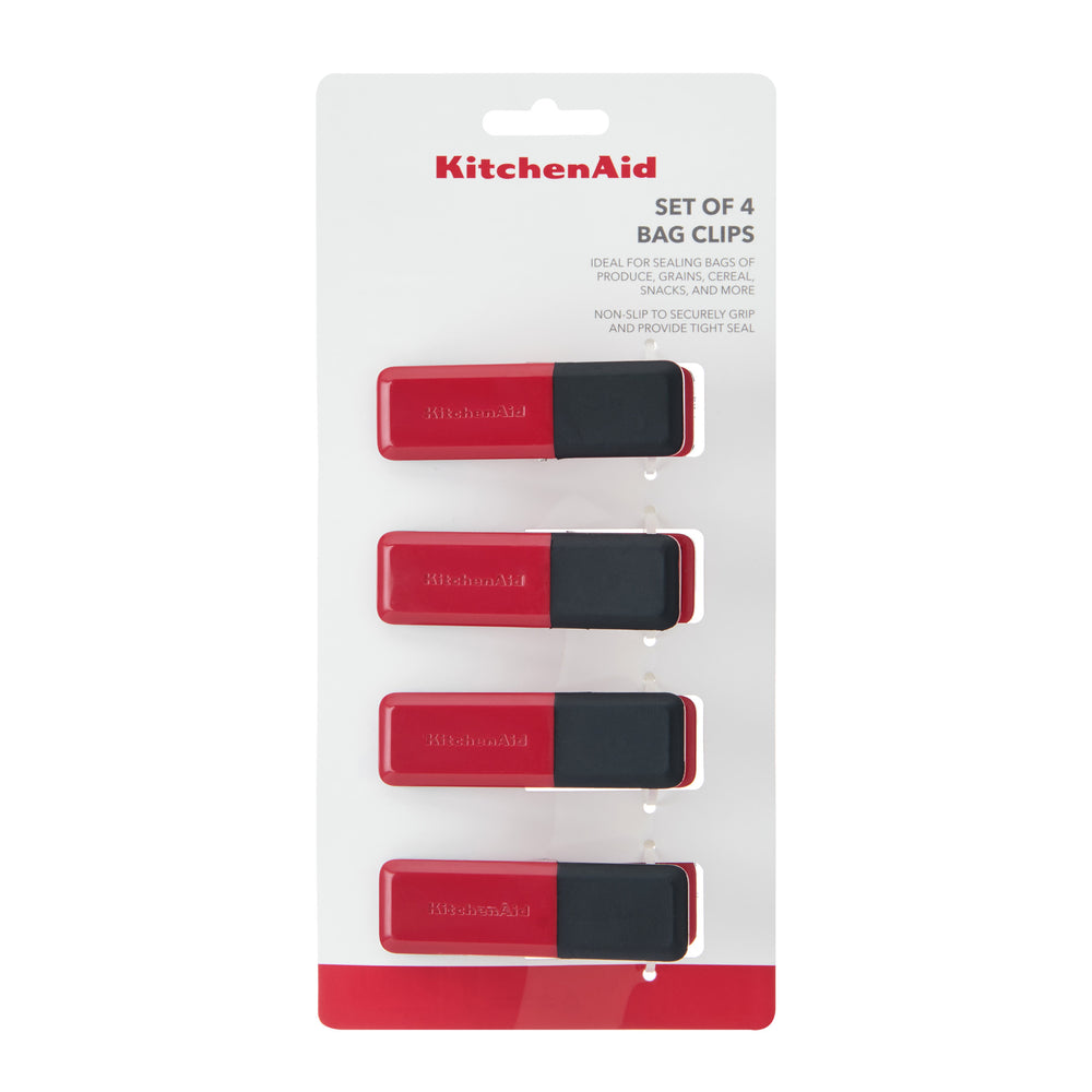 KitchenAid 4pc Small Kitchen Clips Set – Empire Red