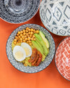 KitchenCraft Patterned Ceramic Cereal Bowls, Set of 4 - 'Designed For Life' Designs image 5