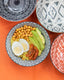 KitchenCraft Patterned Ceramic Cereal Bowls, Set of 4 - 'Designed For Life' Designs