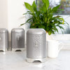 Lovello Retro Coffee Canister with Geometric Textured Finish - Shadow Grey image 6