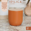 KitchenCraft Idilica Kitchen Canister with Beechwood Lid, 12 x 12cm, Terracotta image 9