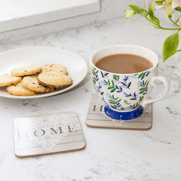 KitchenCraft China Leafy Lemon 400ml Footed Mug image 6