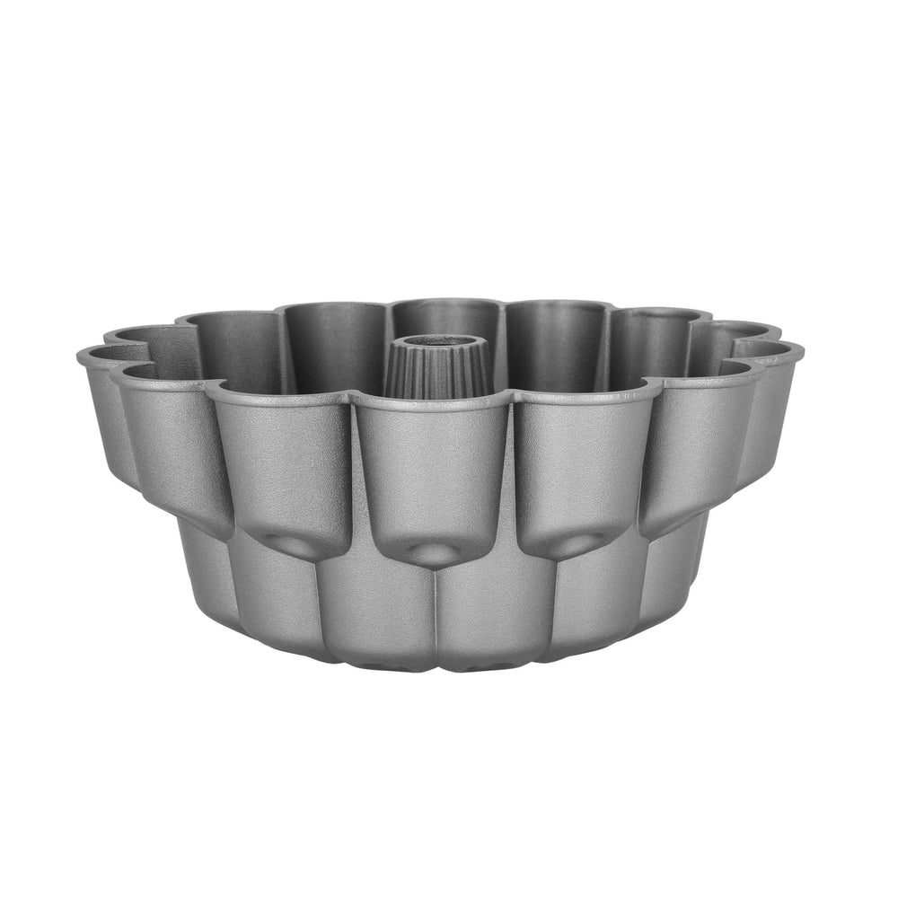 MasterClass Cast Aluminium Decorative Tiered Cake Tin, 24cm