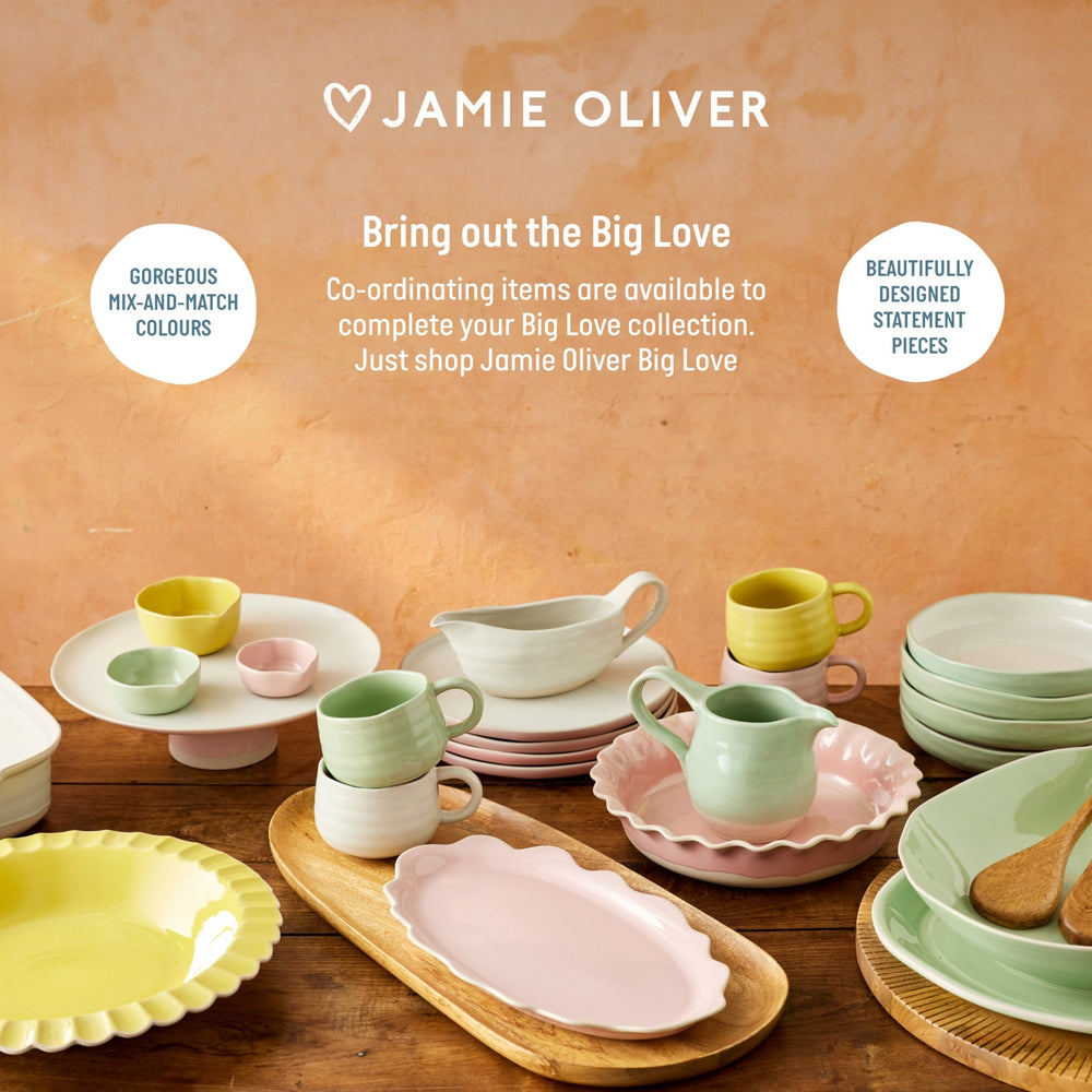 Jamie Oliver Big Love Serving Spoon Set, Mango Wood, Set of 2