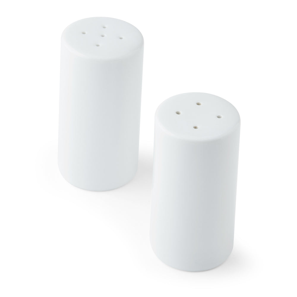 Mikasa Chalk Porcelain Salt & Pepper Shakers, 8cm, White