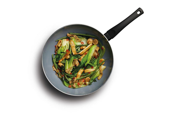 MasterClass Ceramic Non-Stick Induction-Ready Wok, 30cm image 2