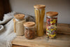 KitchenCraft Idilica Glass Storage Jar with Beechwood Lid, 500ml image 6