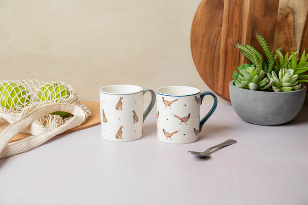 Mikasa Hare Straight-Sided Porcelain Mug, 280ml image 4