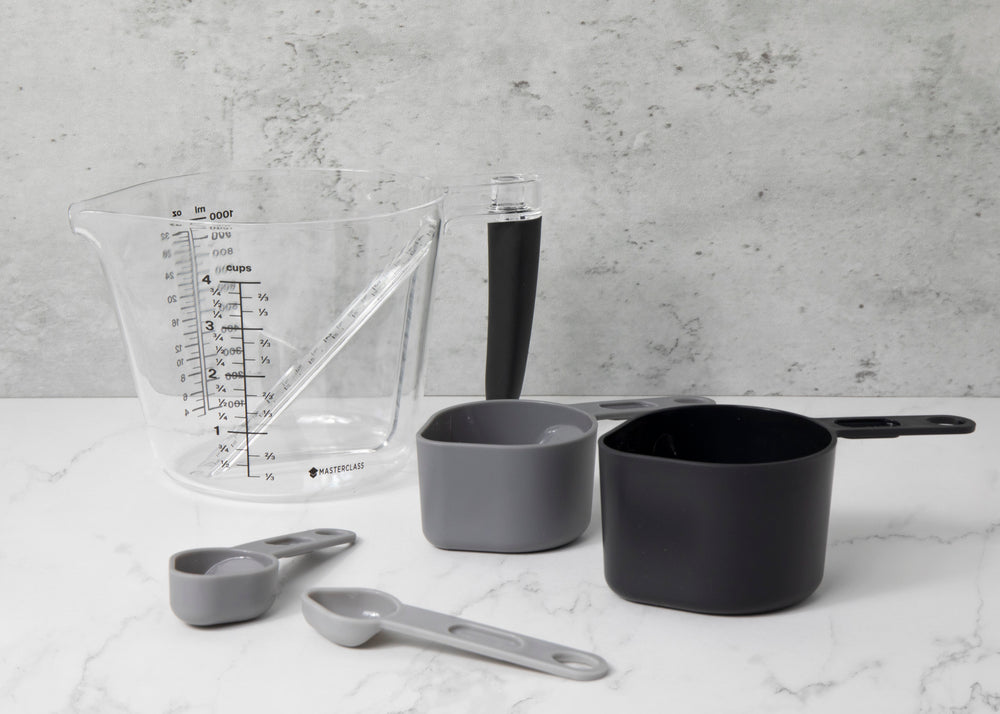 MasterClass Smart Space Measuring Spoon, Cup and Jug Set - 5 Pieces