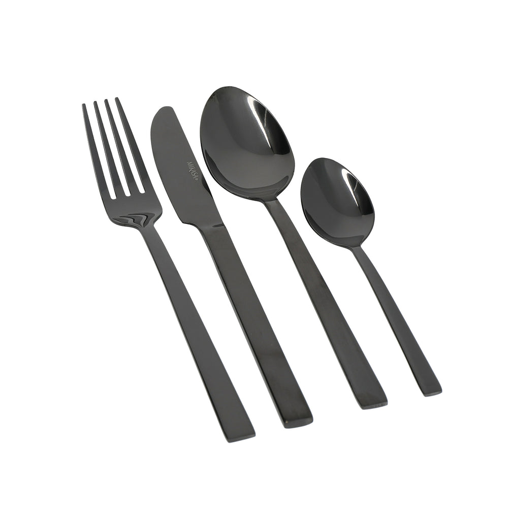 Mikasa Ciara Diseno 16 Piece Cutlery Set PVD Black
