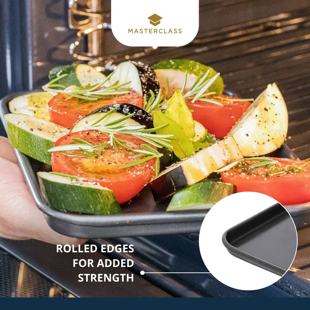 MasterClass Non-Stick Baking Tray, 24cm x 18cm