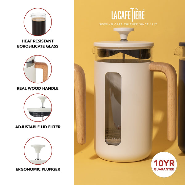 La Cafetière Pisa 8-Cup Cafetière, Flint image 9