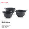 KitchenAid 3pc Nesting Mixing Bowl Set - Charcoal Grey image 8