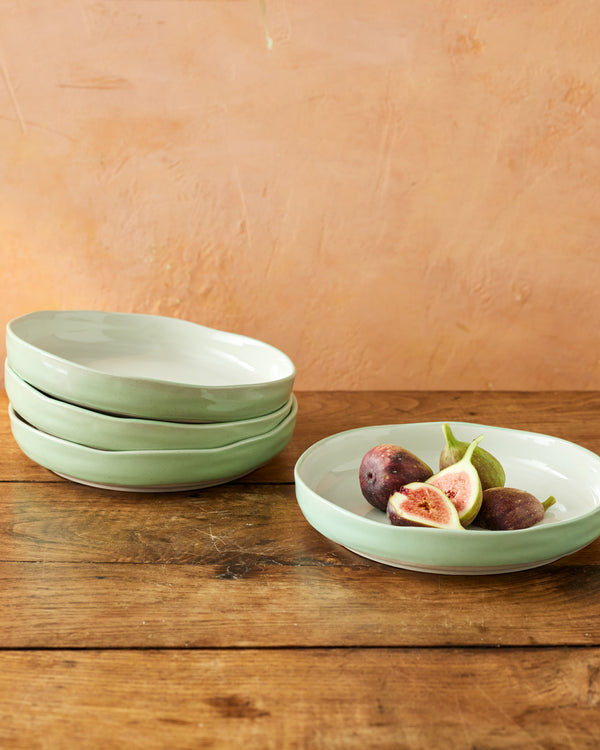 Jamie Oliver Big Love Dishy Bowls, Stoneware, Set of 4, Green, 22cm image 7