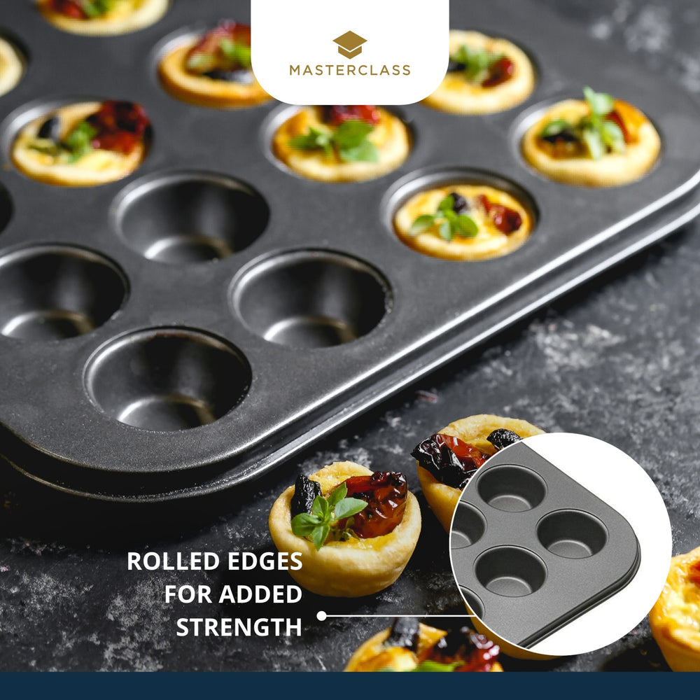 MasterClass Non-Stick 24 Hole Mini Tin