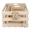 Natural Elements Set of 3 Paulownia Wood Crates image 4