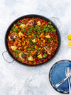KitchenCraft World of Flavours Mediterranean 32cm Paella Pan image 5