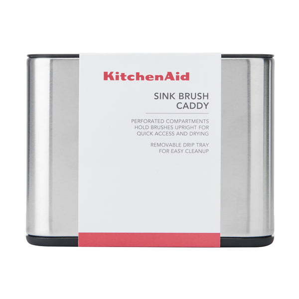 KitchenAid Stainless Steel Sink Brush Caddy image 4
