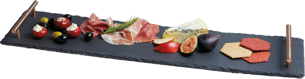 Artesà Hand Finished Serving Platter with Copper Handles