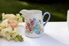 London Pottery Viscri Meadow Floral Milk Jug - Ceramic, Almond Ivory / Cornflower Blue, 250 ml image 2