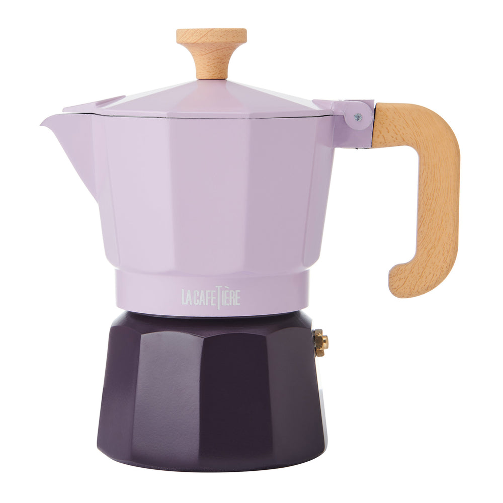La Cafetière Espresso Pot 3 Cup, Purple image 1