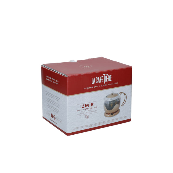 La Cafetière Izmir 660ml Glass Teapot with Infuser - Copper image 8