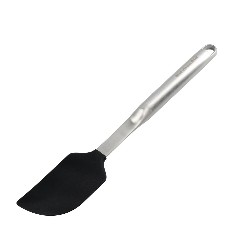 KitchenAid Premium Stainless Steel Scraping Spatula - Black