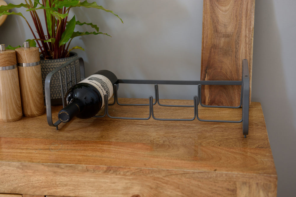 KitchenCraft Living Nostalgia Stackable Bottle Rack, Iron Wire