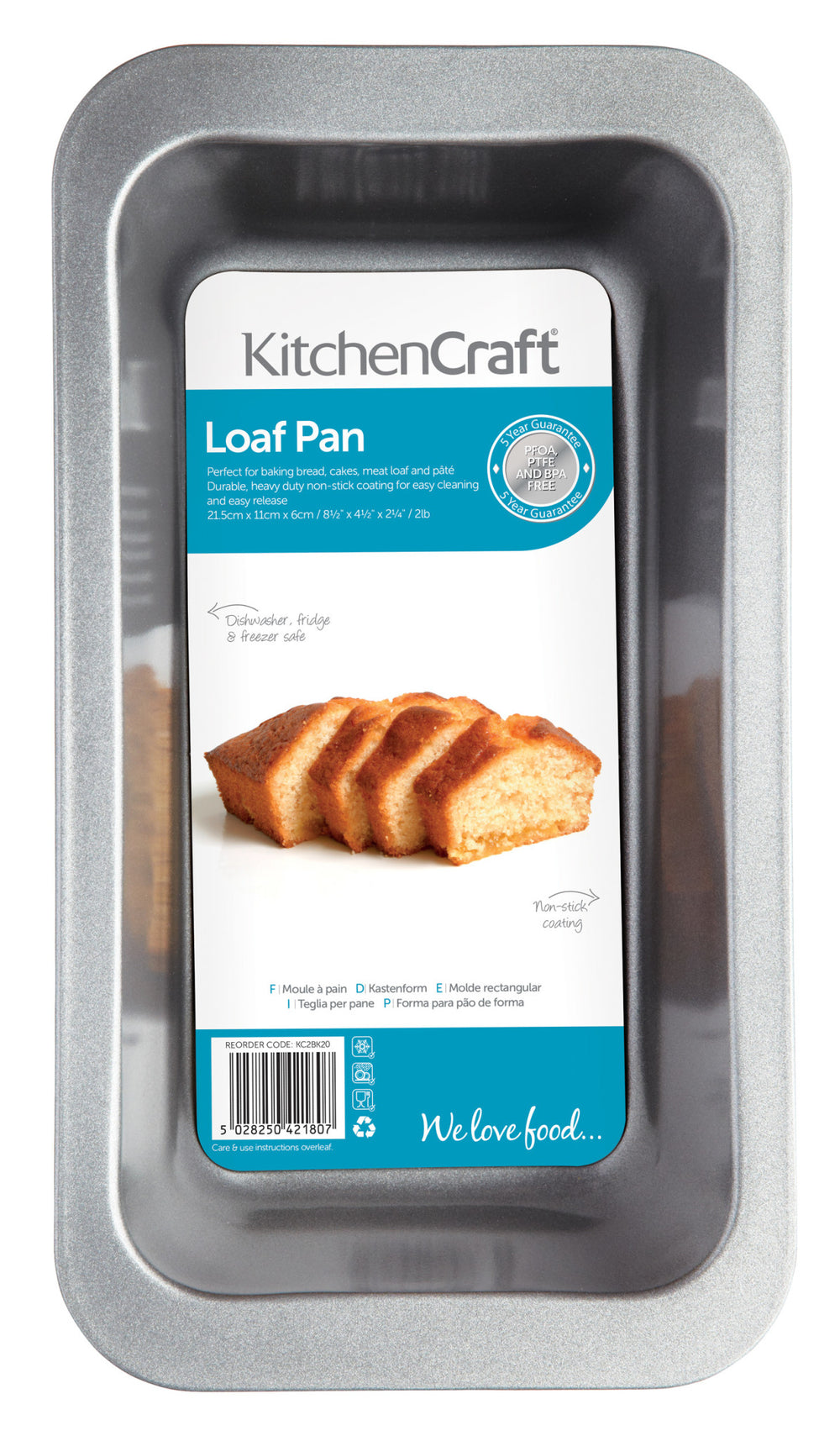 KitchenCraft Non-Stick 2lb Loaf Pan
