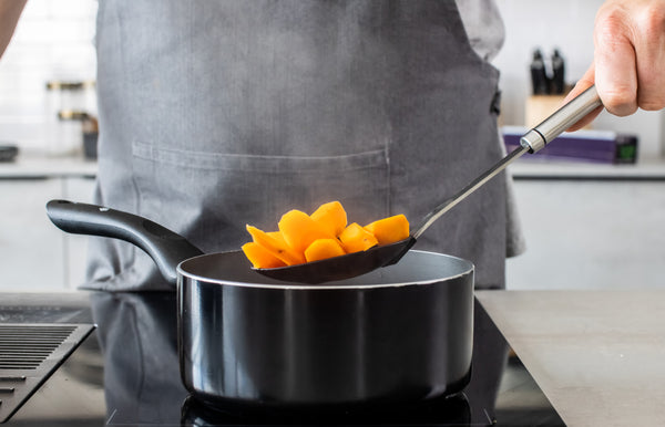 KitchenCraft Oval Handled Stainless Steel Non-Stick Slotted Spoon image 2