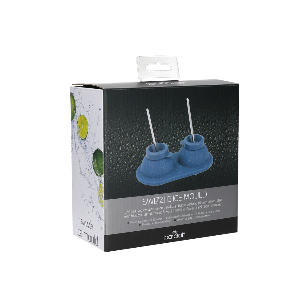 BarCraft Swizzle Ice Mould - Blue