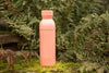 BUILT Planet Bottle, 500ml Recycled Reusable Water Bottle with Leakproof Lid - Coral Pink image 14