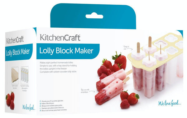 KitchenCraft Set of 8 Deluxe Lolly Makers image 4