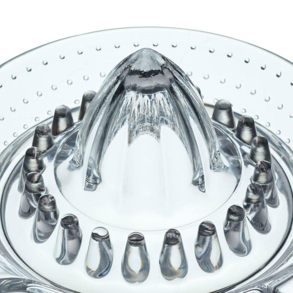 KitchenCraft Round Glass Lemon / Citrus Fruit Squeezer