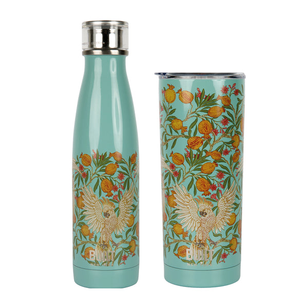 Built V&A 500ml Double Walled Stainless Steel Water Bottle Cockatoo image 3